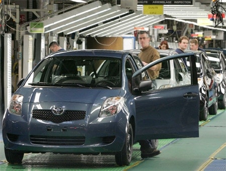 Toyota réduit sa production en France