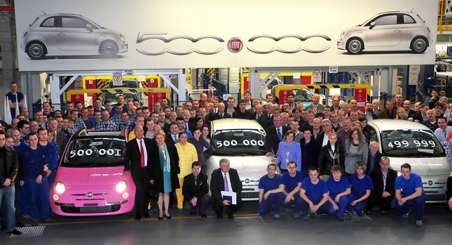 Plus de 500 000 Fiat 500