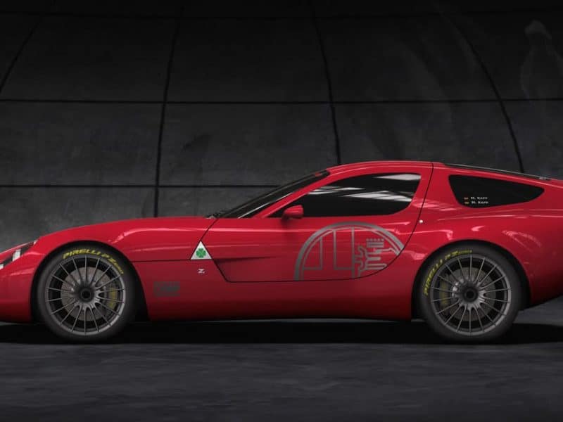 Photos : l&rsquo;Alfa Romeo TZ3 enfin dévoilée