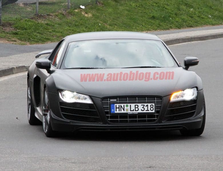 Spyshot : la nouvelle Audi R8 GT/ClubSport se prépare pour la piste