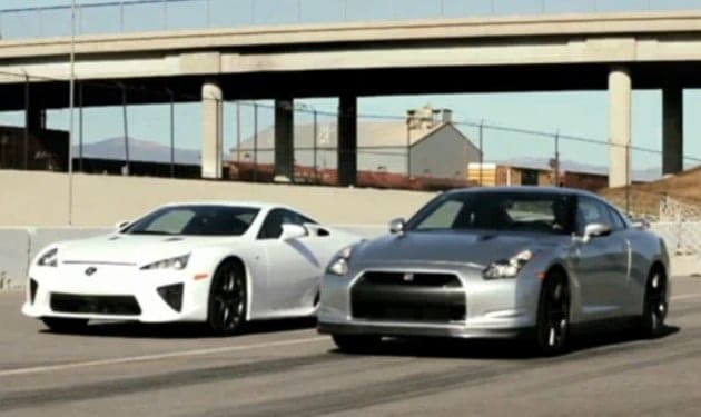 Duel : Nissan GT-R vs Lexus LFA, un face à face nerveux