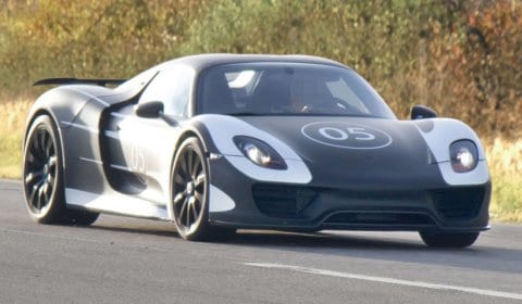 Spyshots : la Porsche 918 Spyder en essais
