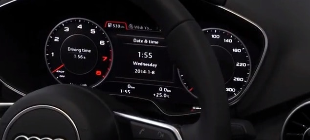 Audi TT 2015 : son intérieur en vidéo au CES