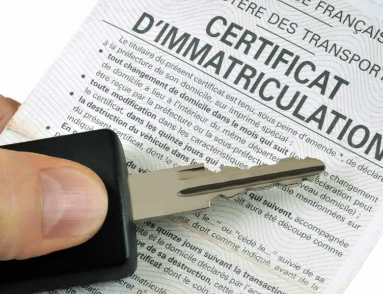 Obtention du certificat d&rsquo;immatriculation